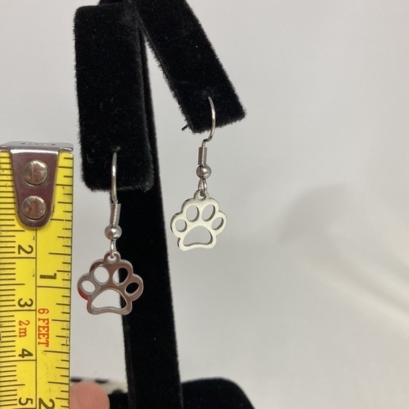 DANGLE Earrings with Paw Charms - Picture 5 of 9